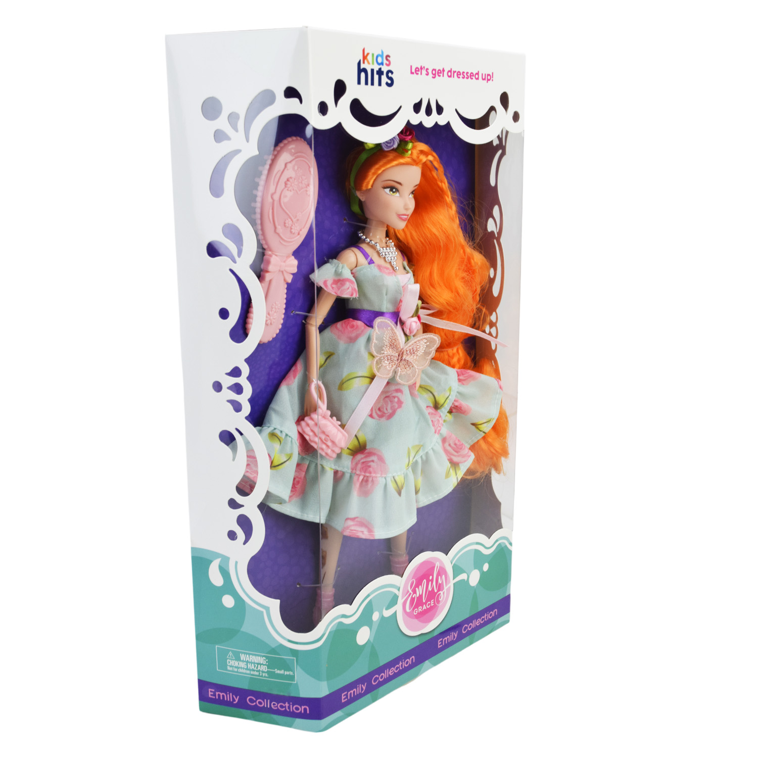 Emily Купити недорого Лялька Emily арт. QJ088D з аксес, короб. 28.5*6.5