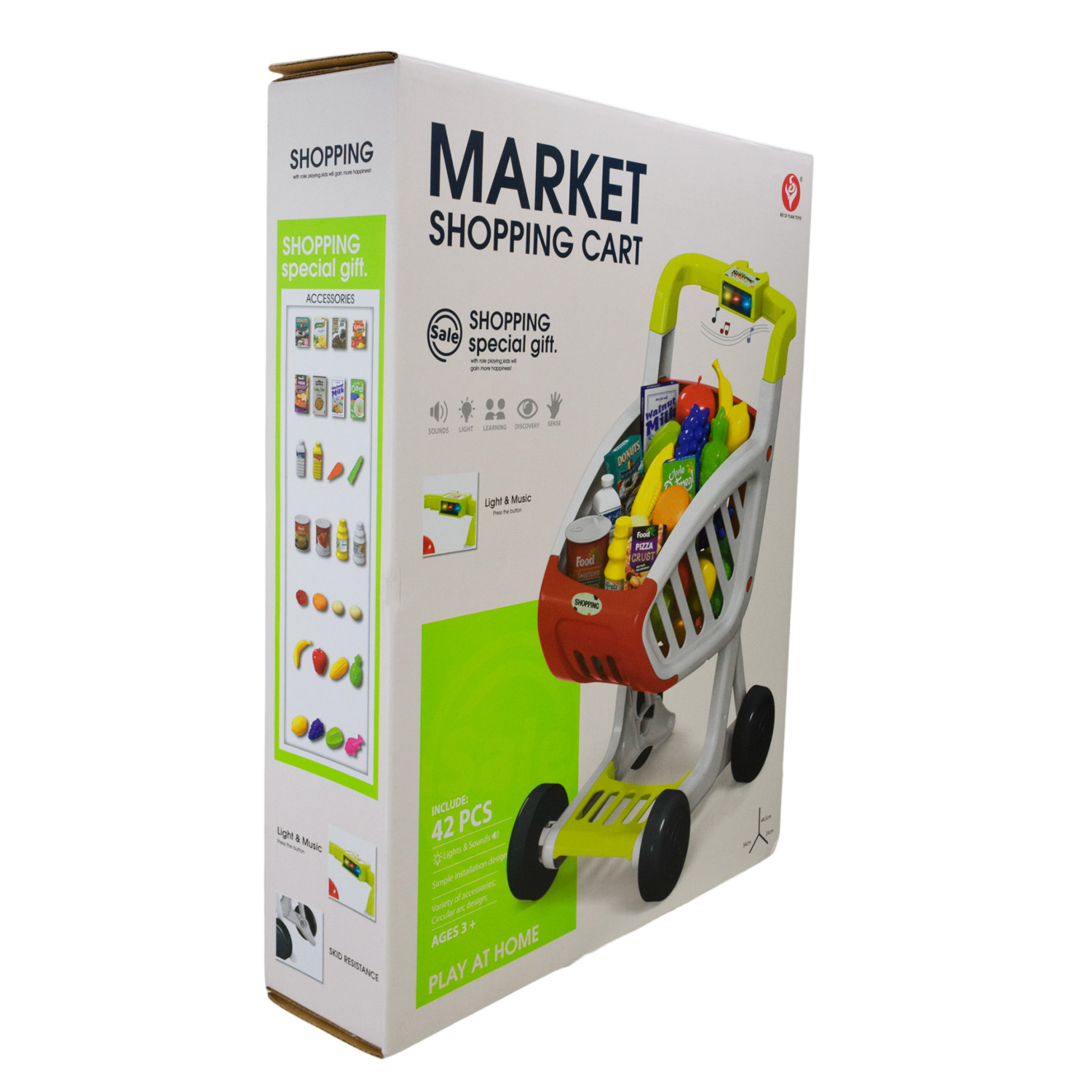 Игровой набор Shantou Jinxing Супермаркет бело-красный (922-156