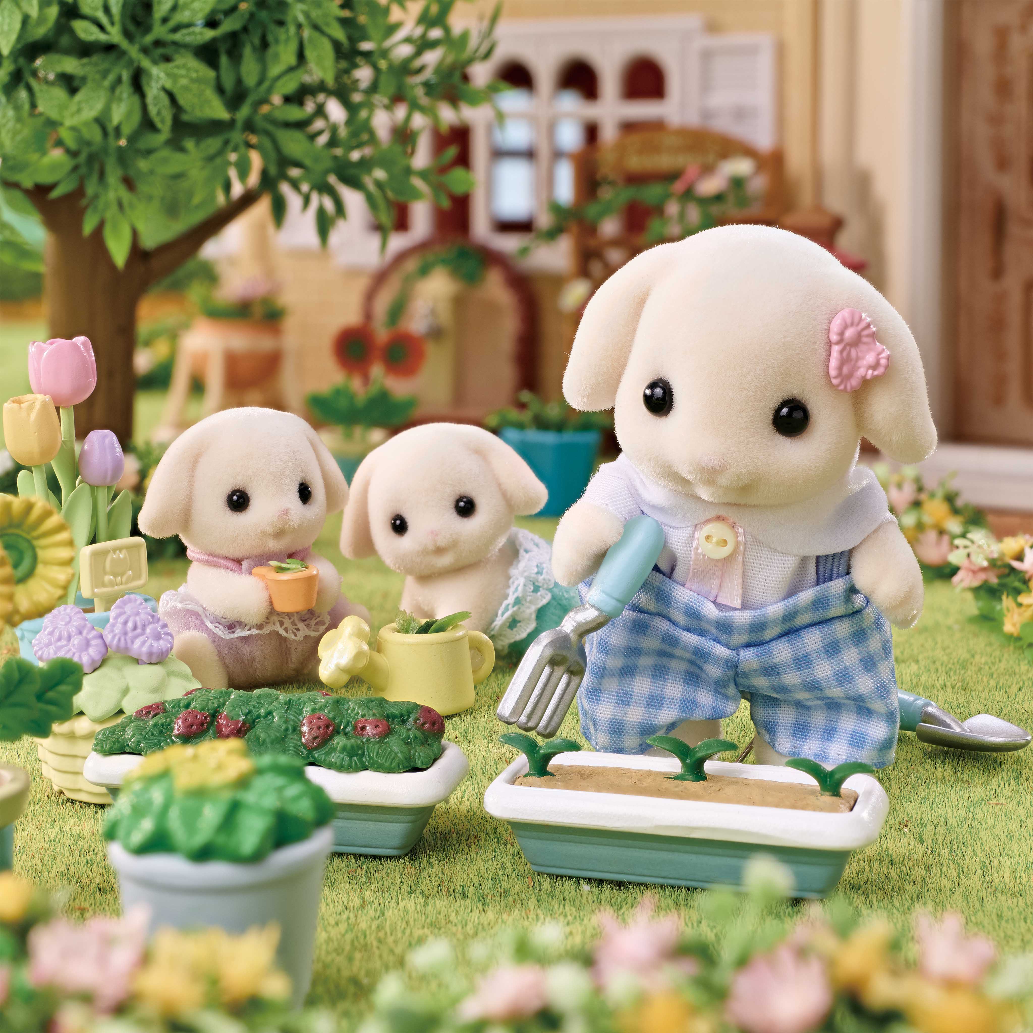 Ігровий набір Sylvanian Families Квіткові кролики-двійнята (5737
