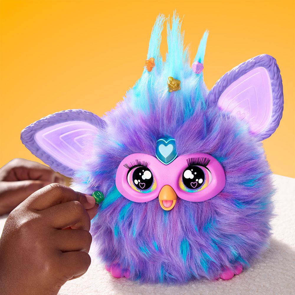 Интерактивная игрушка Furby Ферби Purple с аксессуарами (F6743