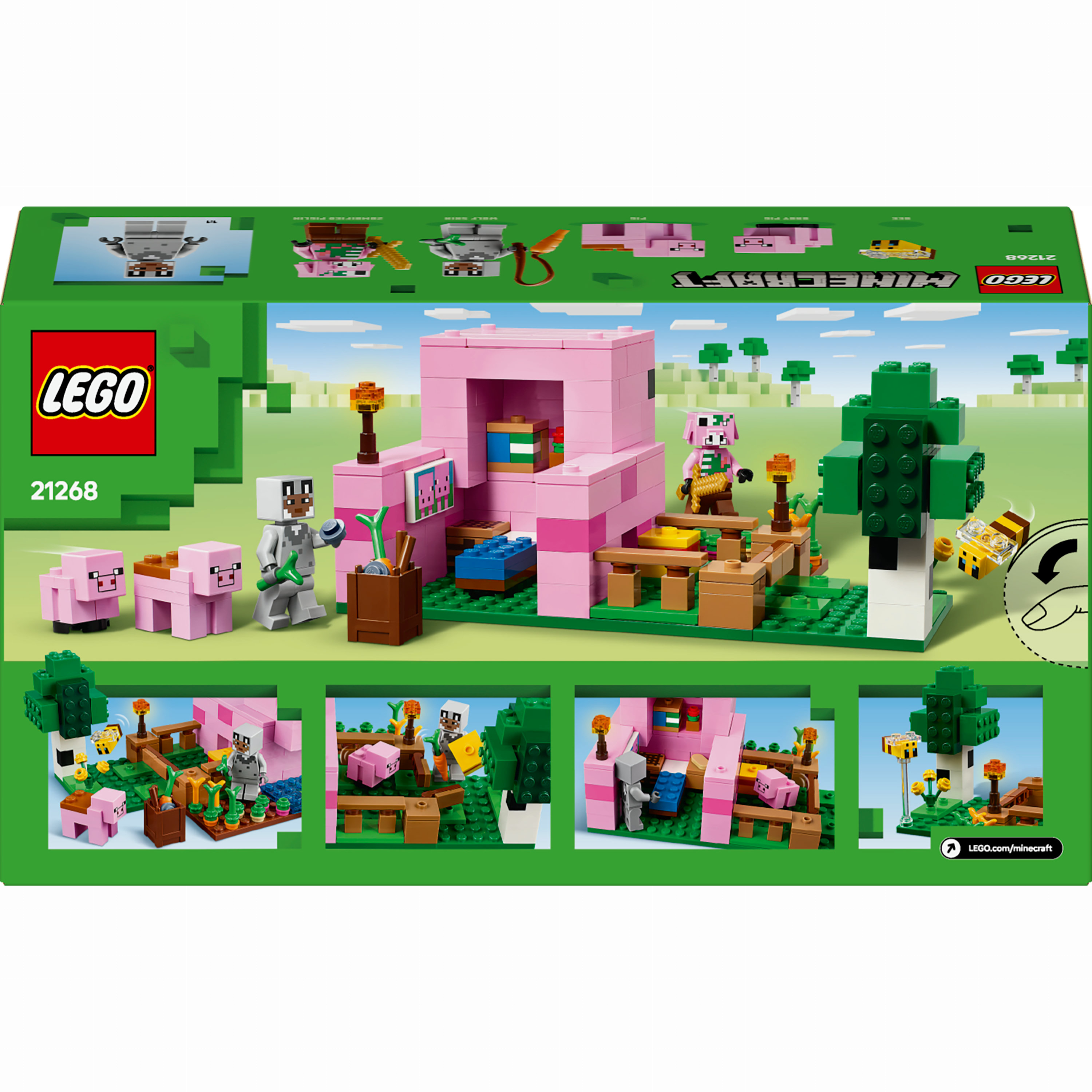 Конструктор LEGO Minecraft Будинок для поросят (21268) купити в