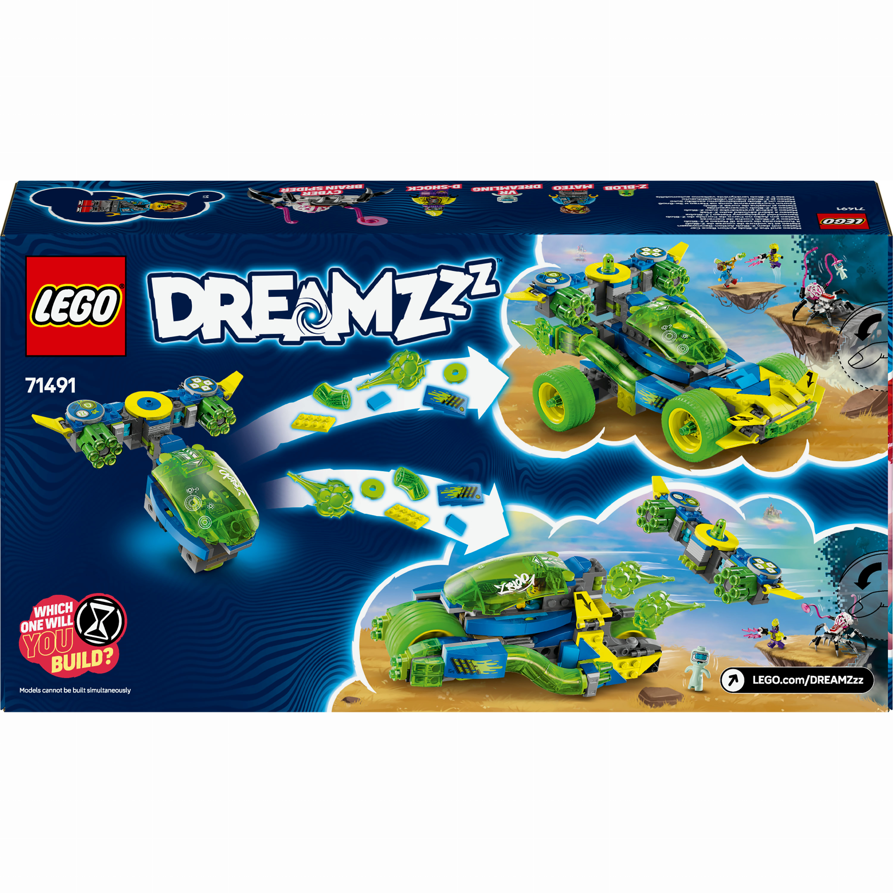 もりみつ Конструктор LEGO DREAMZzz Матео й автомобіль для перегонів Зет