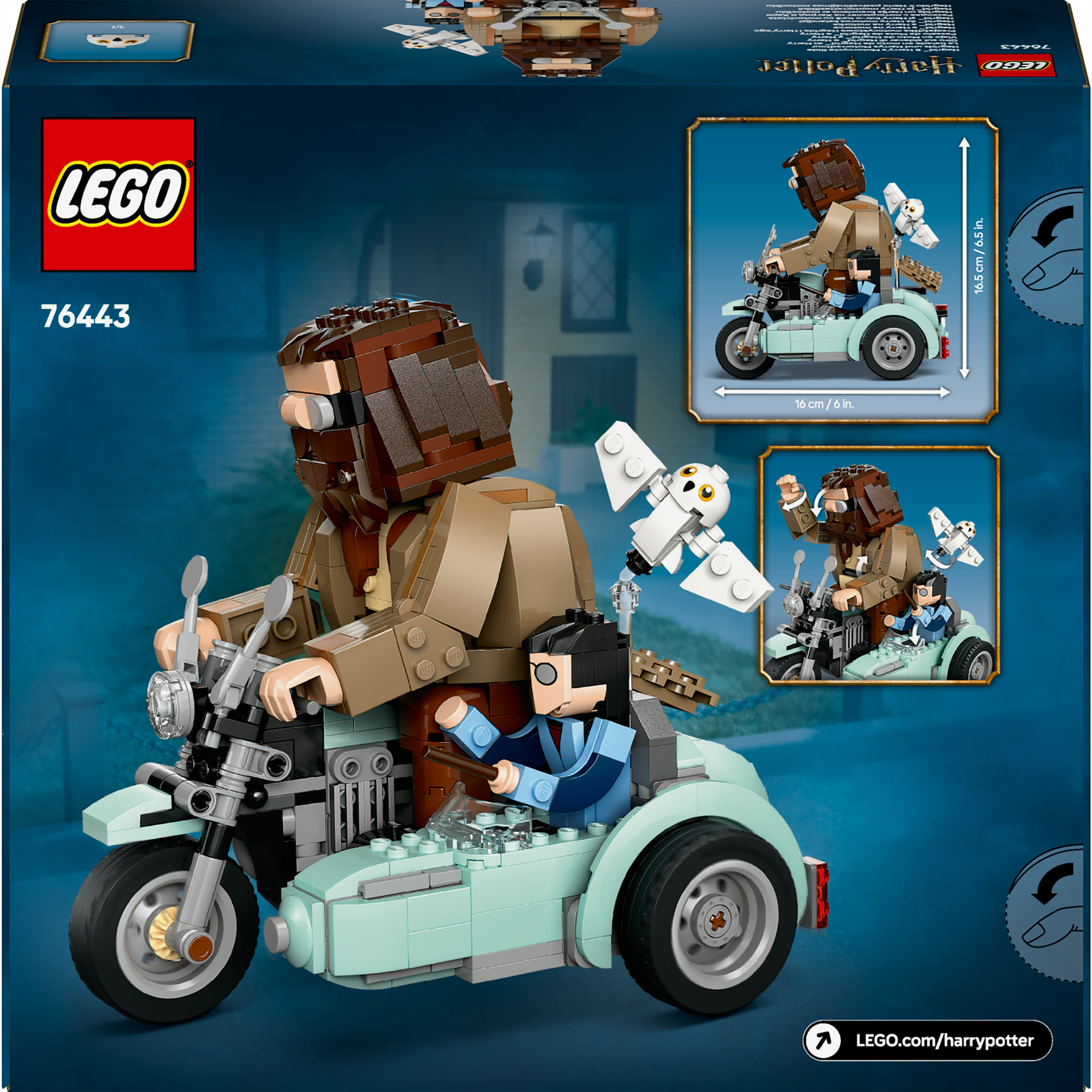 Конструктор LEGO Harry Potter Поїздка Геґріда й Гаррі на мотоциклі