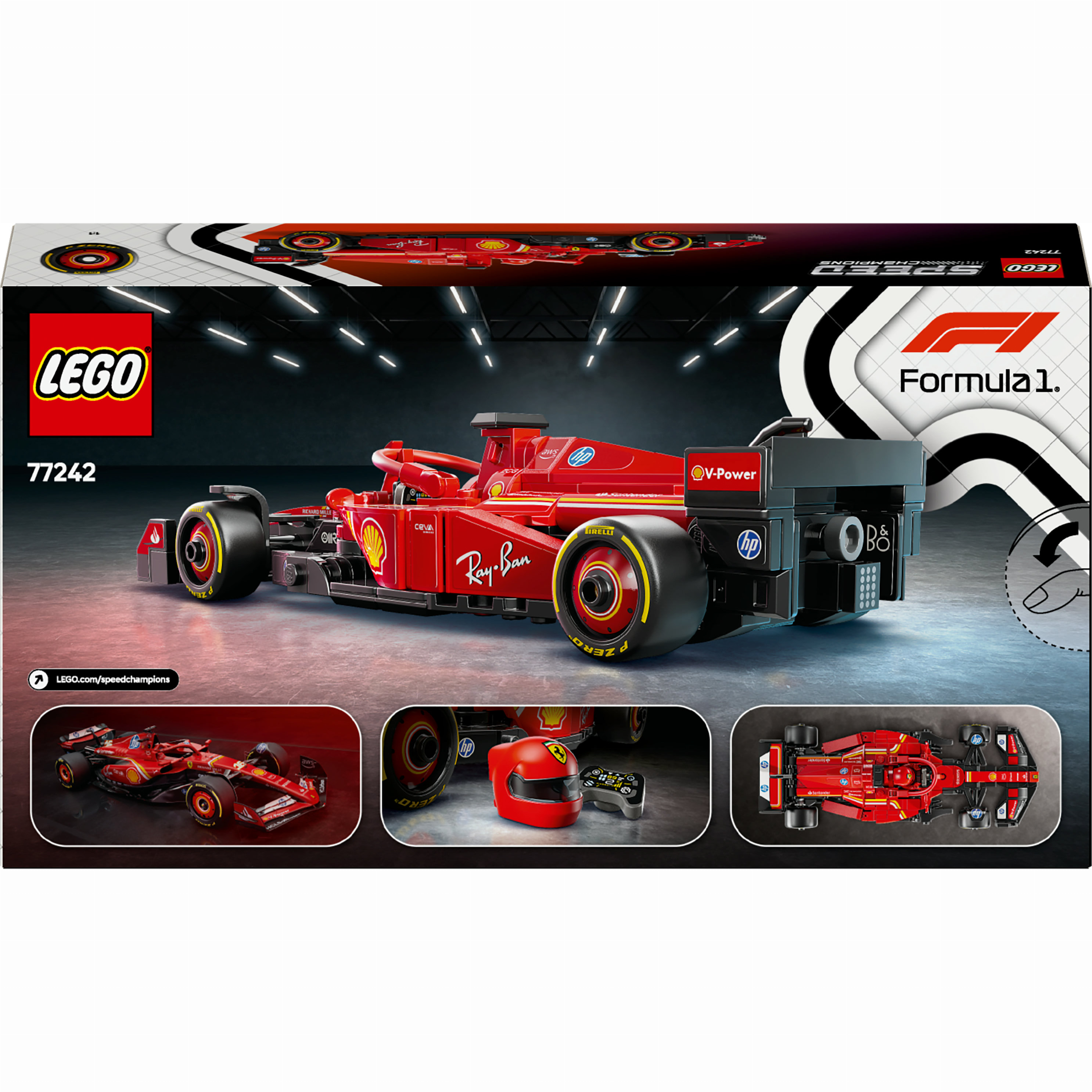 Конструктор LEGO Speed Champions Автомобіль для перегонів F1