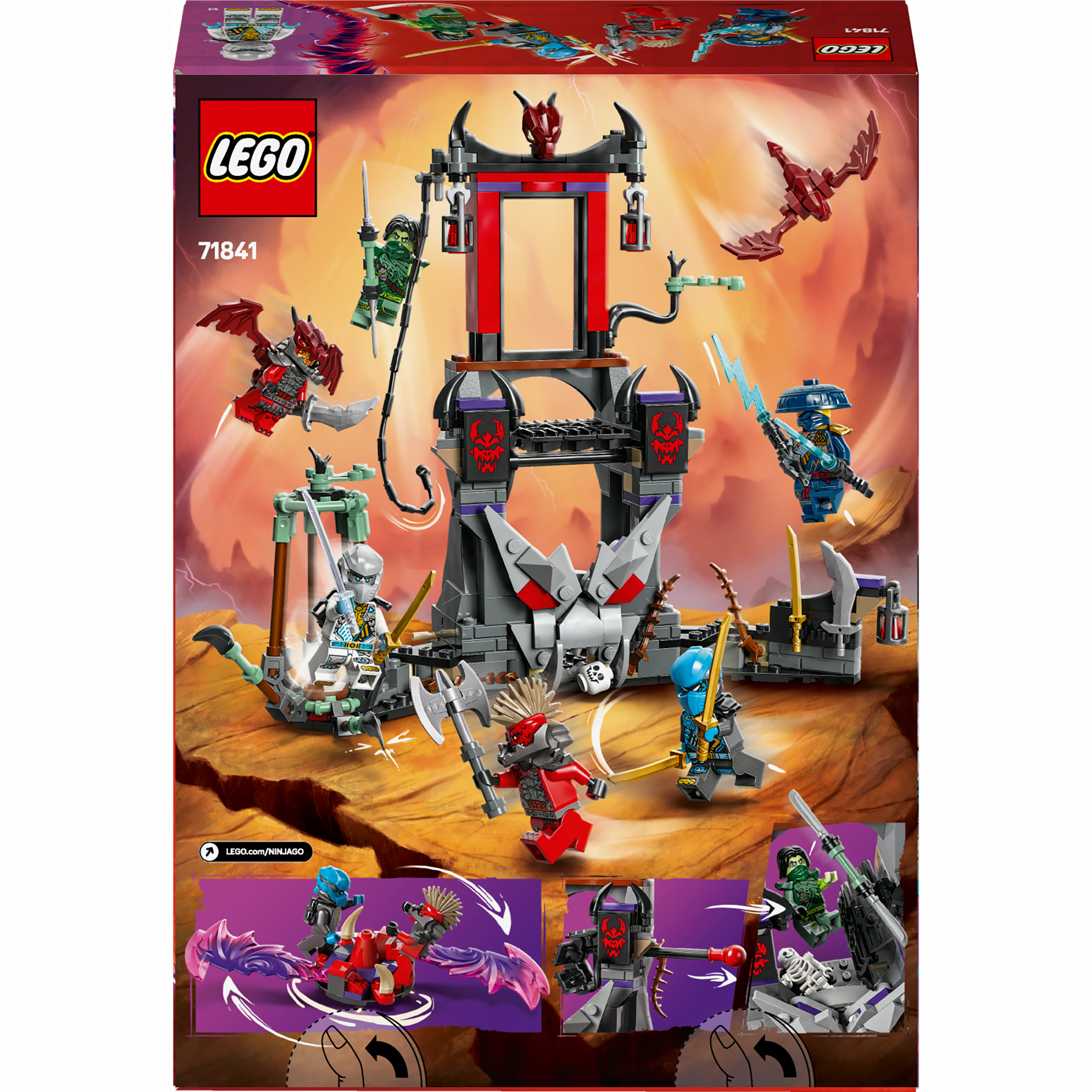 Конструктор LEGO NINJAGO Деревня драконьей бури (71841) купить в