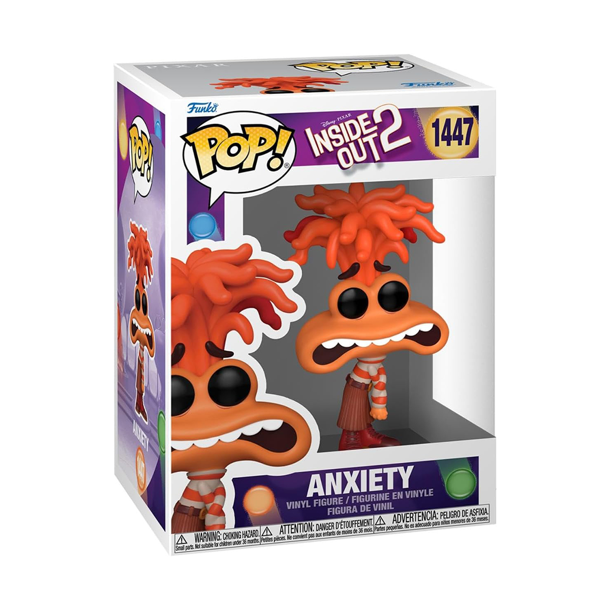 【ヴィンテージ】FUNKOファンコ バルブヘッド アメコミ フィギュア 箱付き Фігурка Funko Pop Disney Inside out Тривожність (75996) купити в