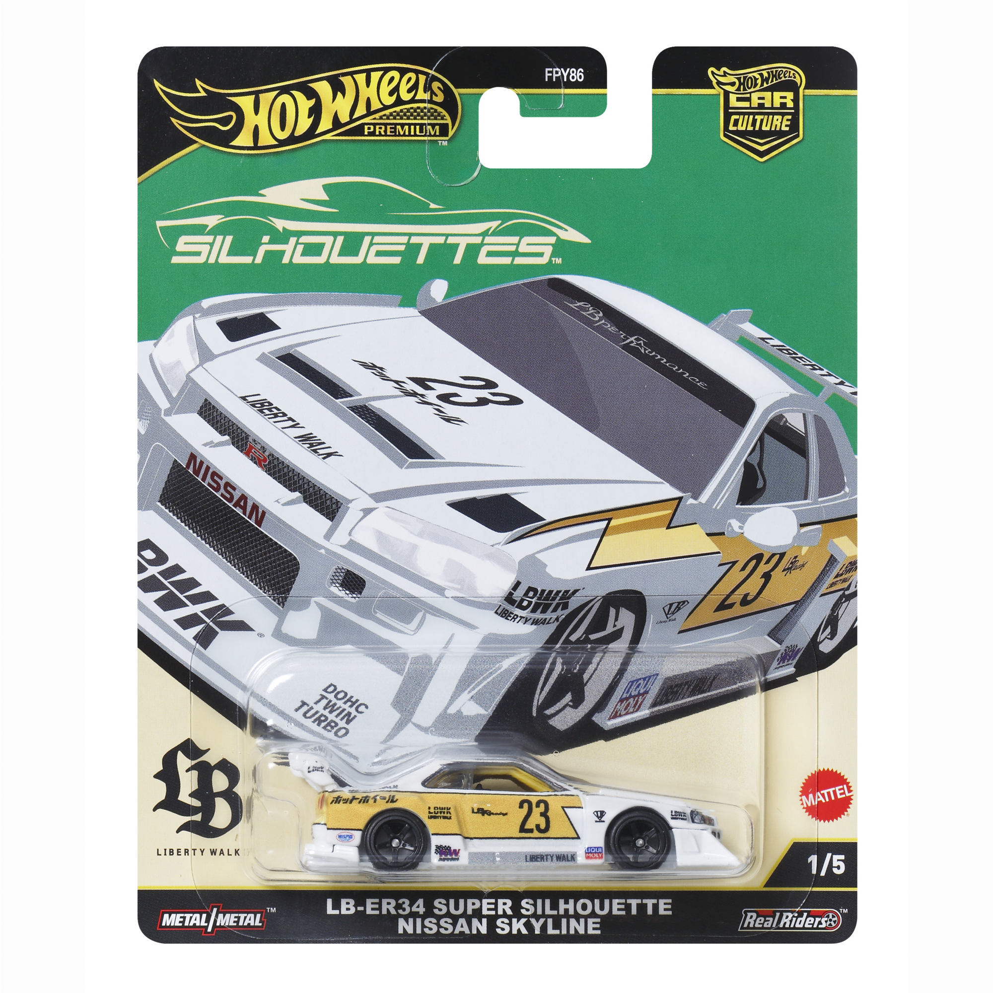 Автомодель Hot Wheels Car culture LB-ER34 Super silhouette
