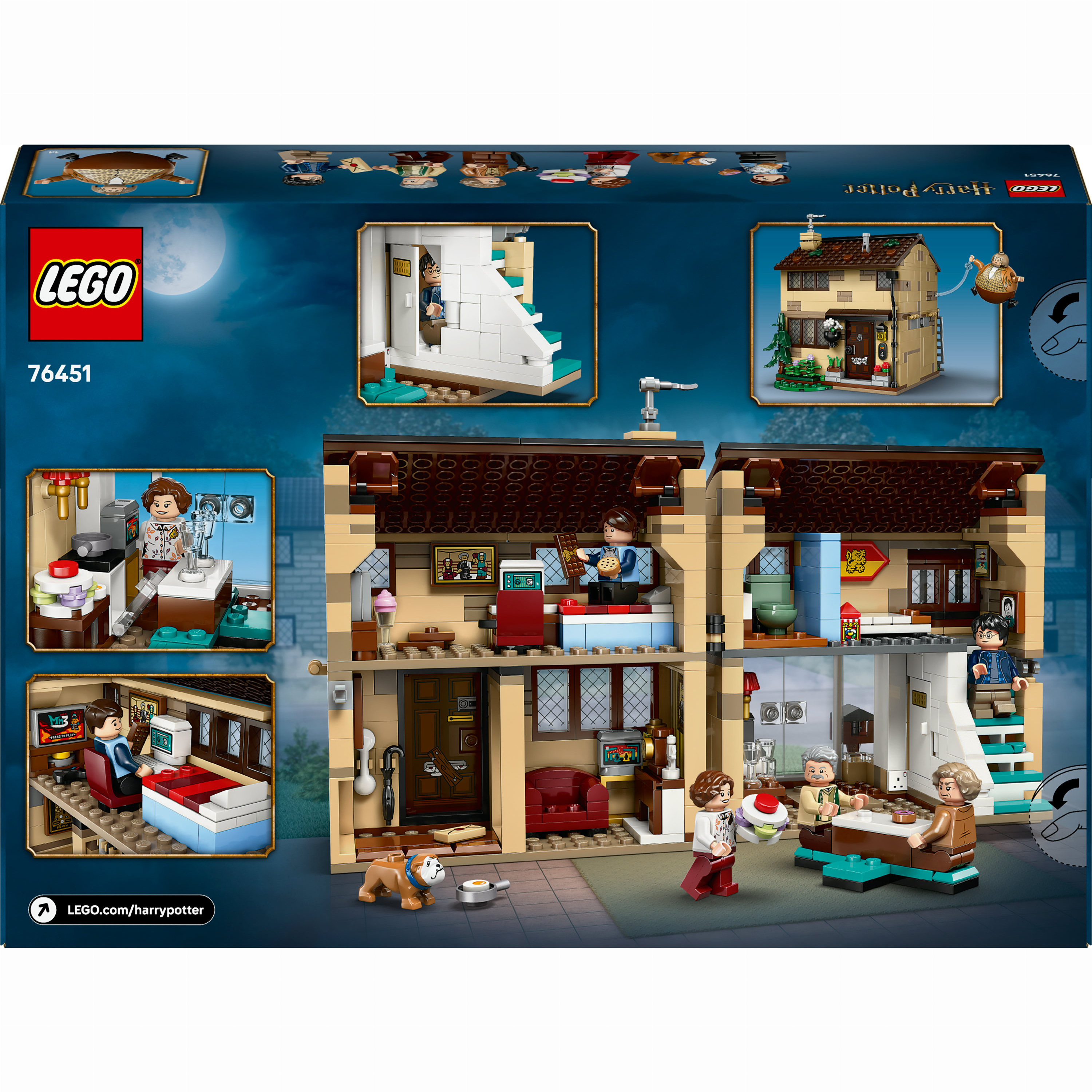 Hanaページ Конструктор LEGO Harry Potter Тисовая улица: визит тетушки Мардж