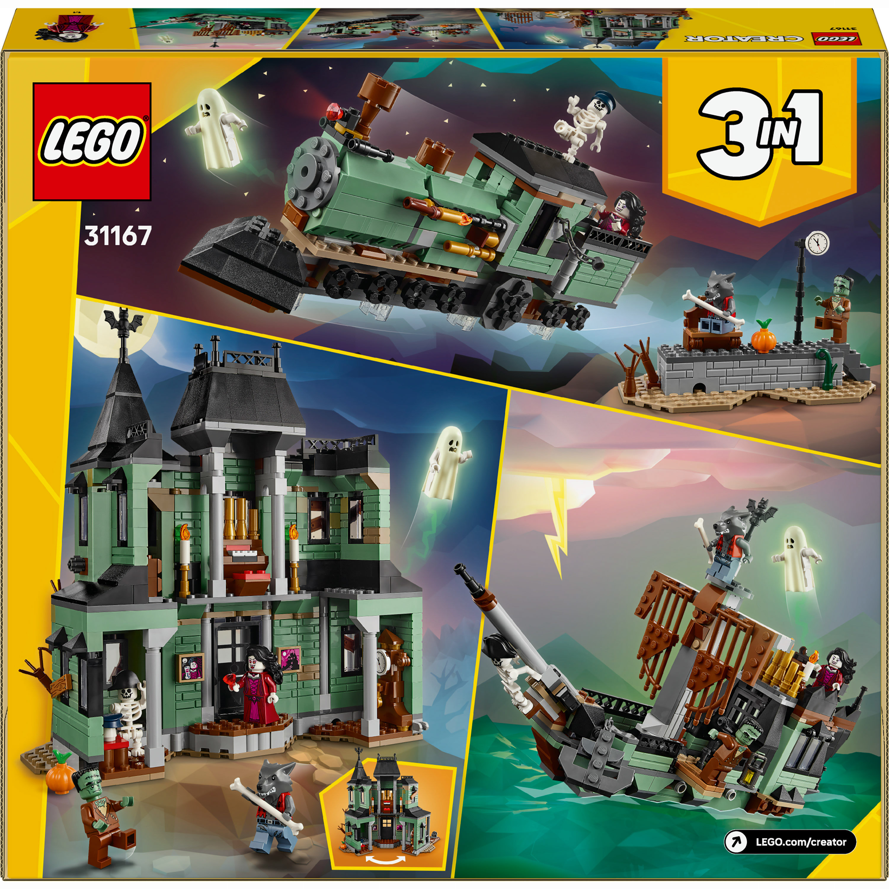 Конструктор LEGO Creator Поместье с привидениями (31167) купить в