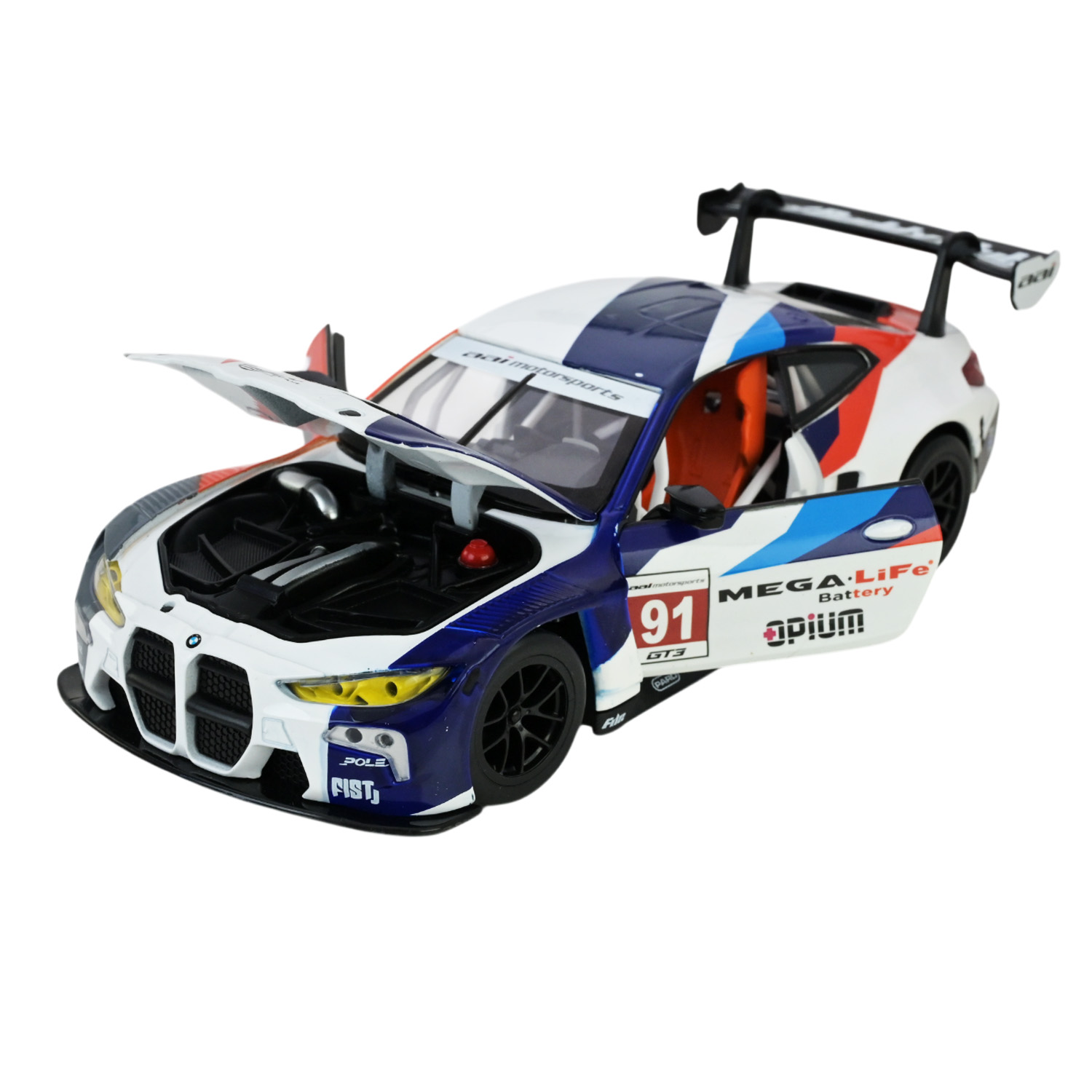 Автомодель Автопром BMW M4 GT3 1:24 (68282A(B)) купити в Києві
