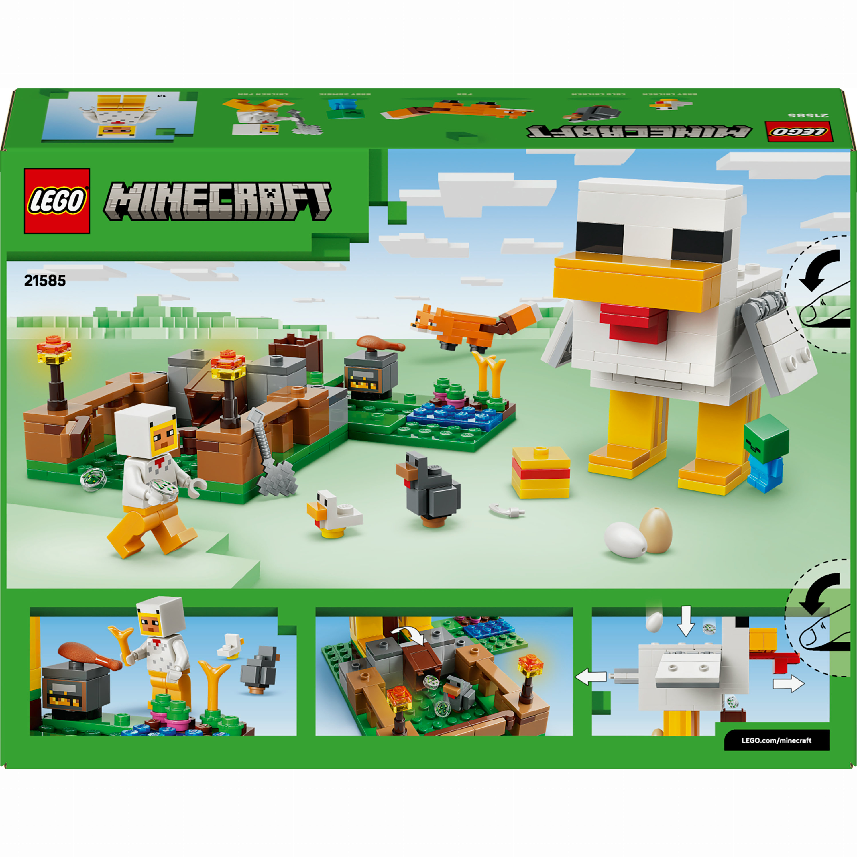 ひでです。 Конструктор LEGO Minecraft Куряча ферма (21585) купити в Києві