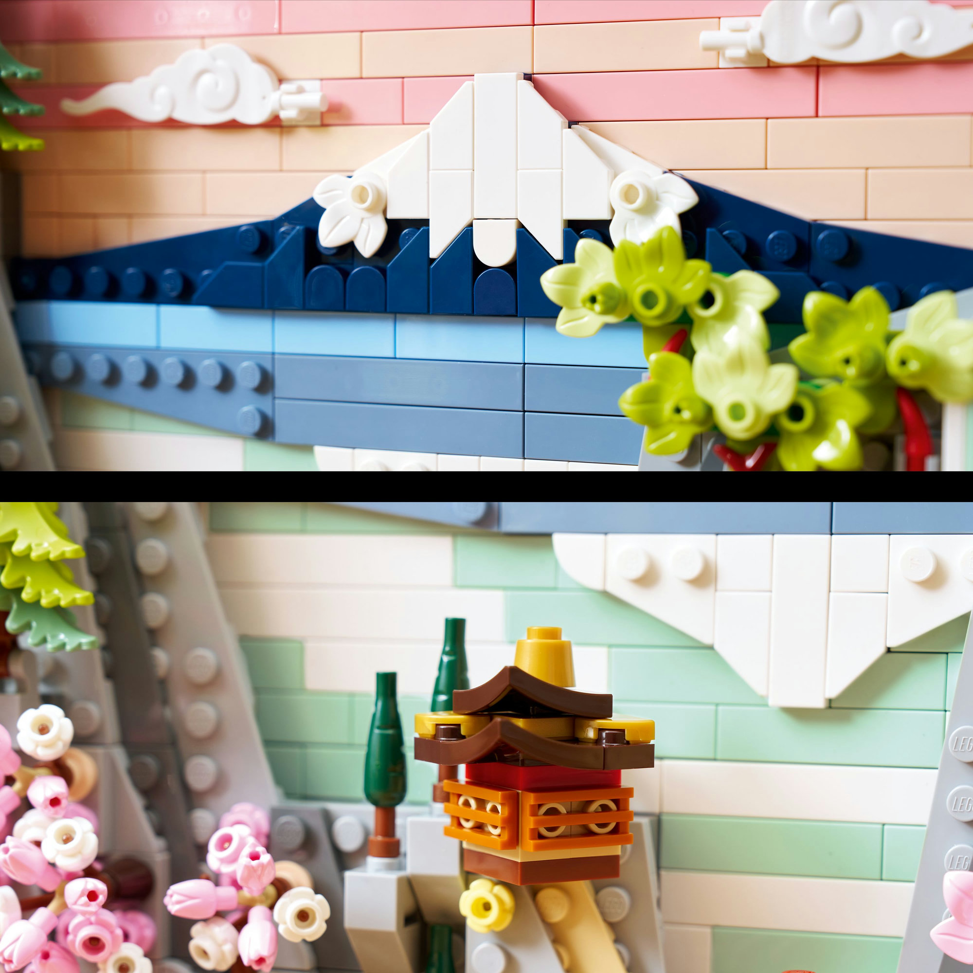 Конструктор LEGO Art Японський пейзаж із цвітом сакури (31218