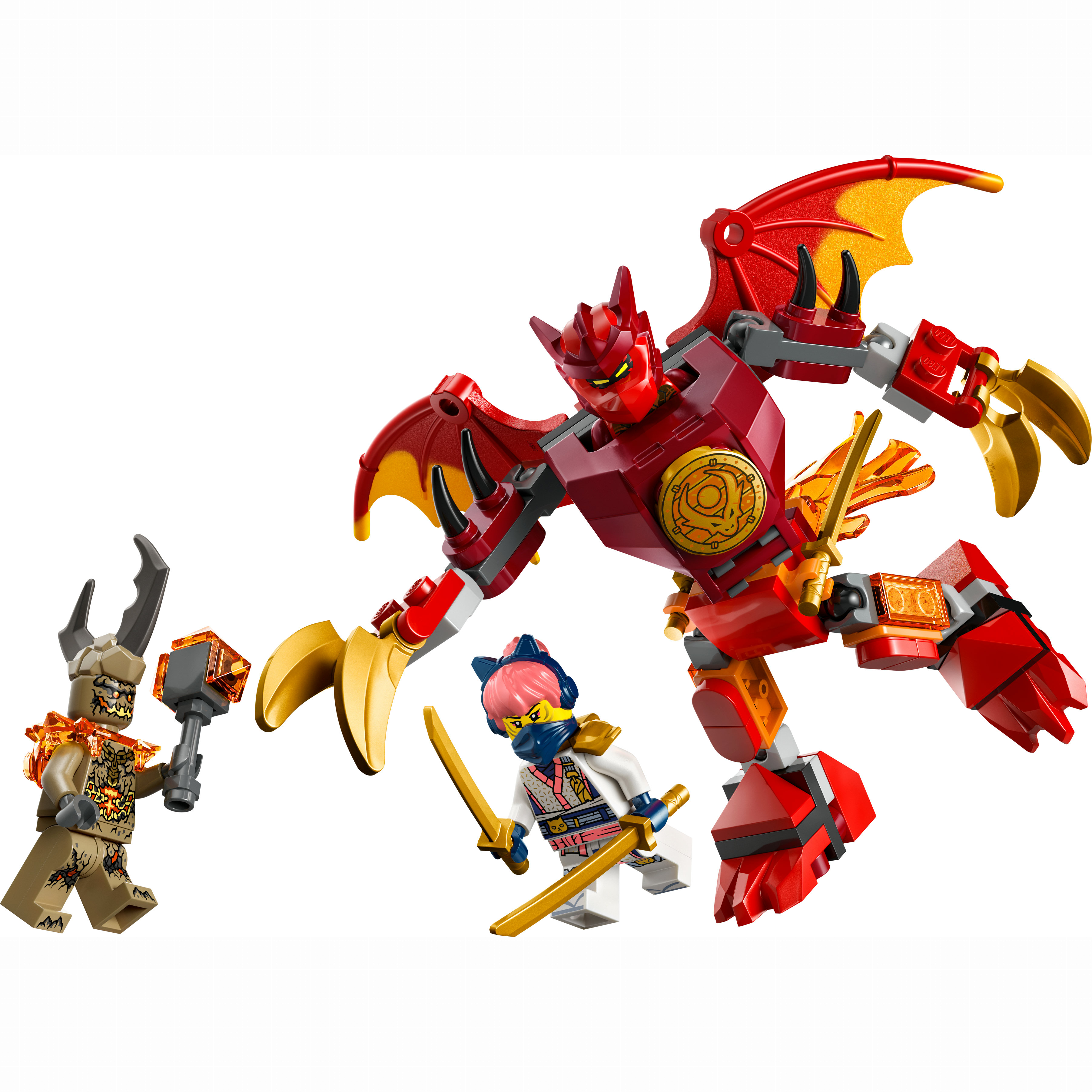 Конструктор LEGO NINJAGO Бойовий набір робота Дракона Кая (71851