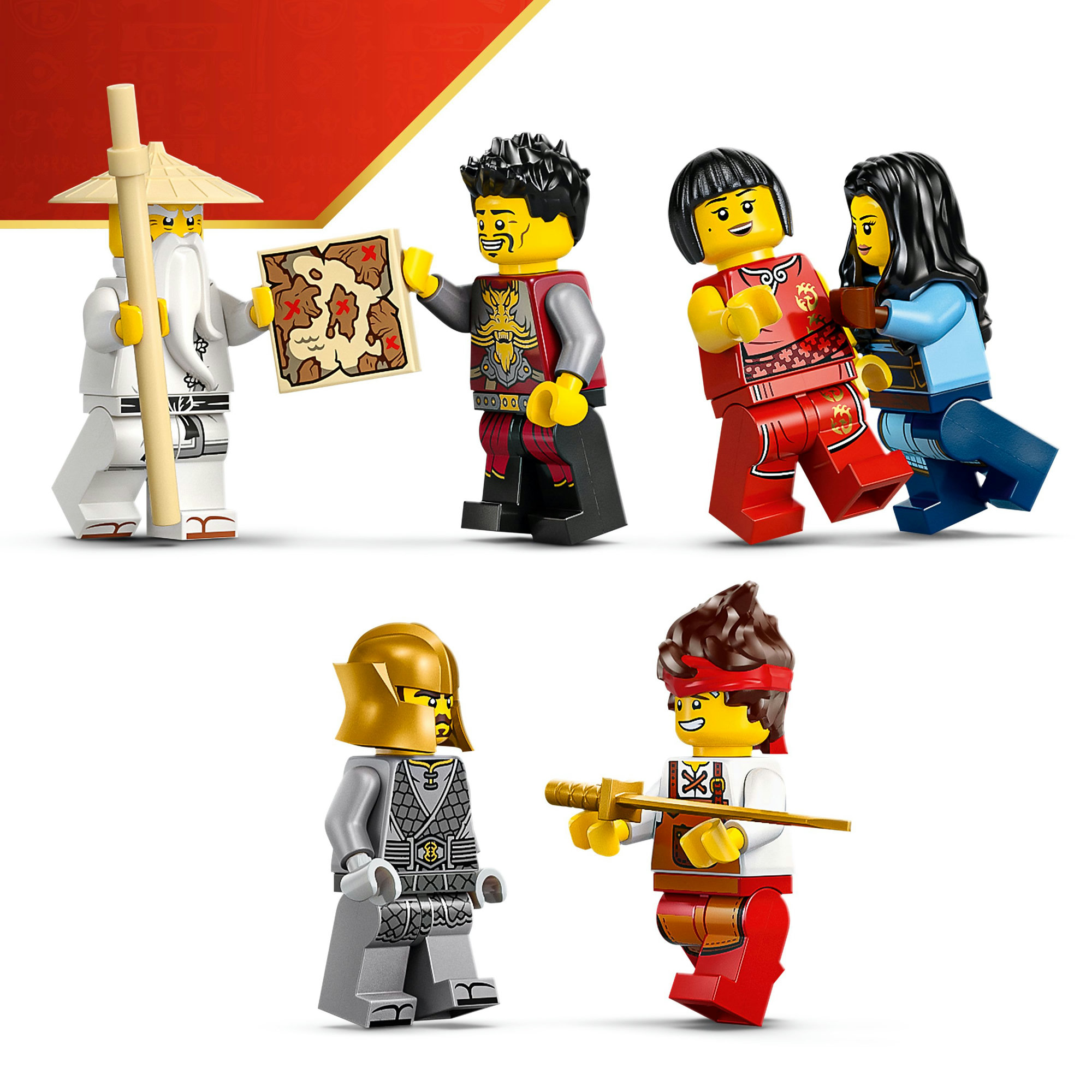 ーーーーマーボー品ーーーー Конструктор LEGO NINJAGO Кузнец «Четыре оружия». 15-я годовщина