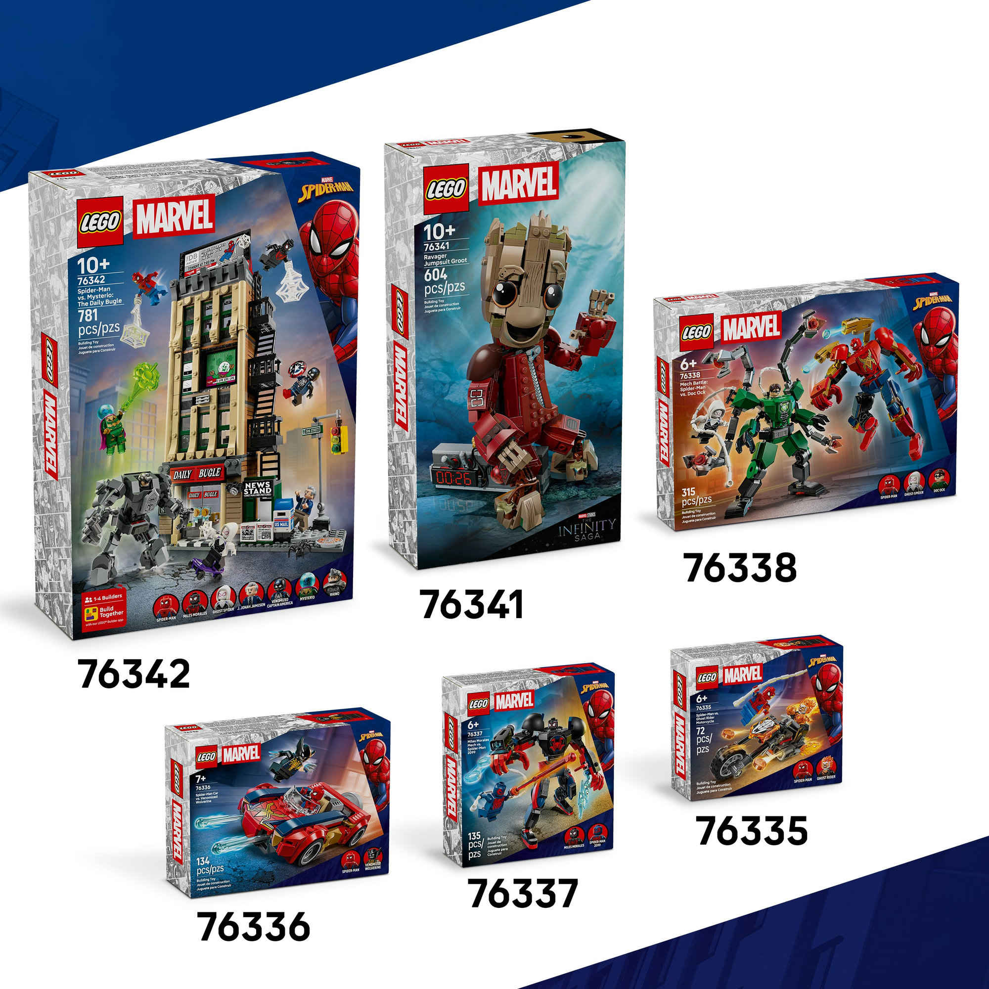 Конструктор LEGO Marvel Легендарная битва: Человек-паук vs