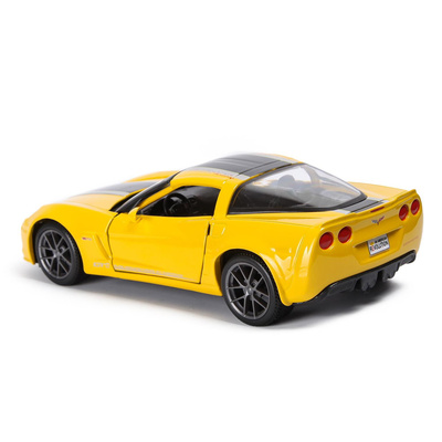 Транспорт і спецтехніка - Автомодель 2009 Chevrolet Corvette Z06 GT1 жовтий (31203 yellow)#2