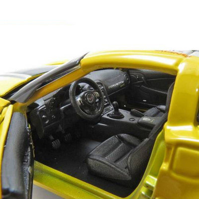 Транспорт і спецтехніка - Автомодель 2009 Chevrolet Corvette Z06 GT1 жовтий (31203 yellow)#3