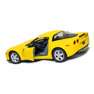 Транспорт і спецтехніка - Автомодель 2009 Chevrolet Corvette Z06 GT1 жовтий (31203 yellow)#4