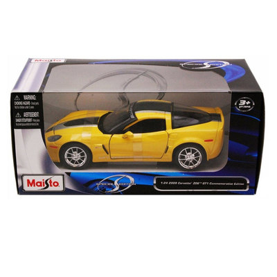 Транспорт і спецтехніка - Автомодель 2009 Chevrolet Corvette Z06 GT1 жовтий (31203 yellow)#5