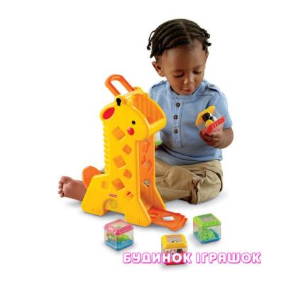 Развивающие игрушки - Развивающая игрушка Чудо-жираф с кубиками Fisher-Price (B4253) (В4253)#3