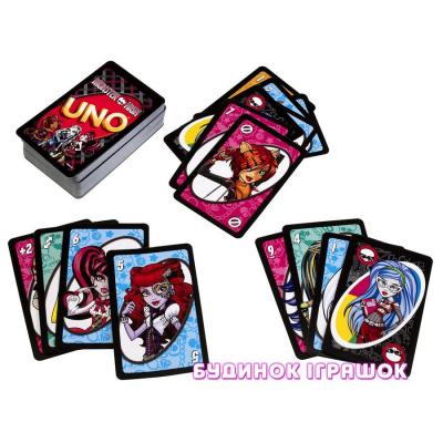 Розважальні ігри - Настільна гра Mattel Games UNO Monster High (T8233) (Т8233)#4