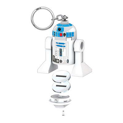 Годинники, ліхтарики - Брелок-фонарик IQ Звездные войны R2-D2 с батарейкой (LGL-KE21-BELL)#3
