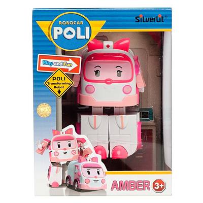 Роботи та трансформери - Фігурка-трансформер Ембер Poli Robocar (83172)#4