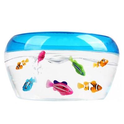 Інтерактивні фігурки - Інтерактивна LED РобоРібка RoboFish Блакитна (2541-1)#3
