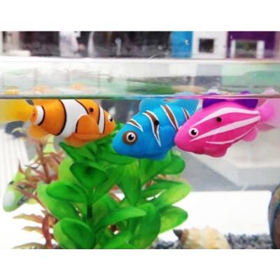 Інтерактивні фігурки - Інтерактивна LED РобоРібка RoboFish Лимонно-жовта (2541-4)#3