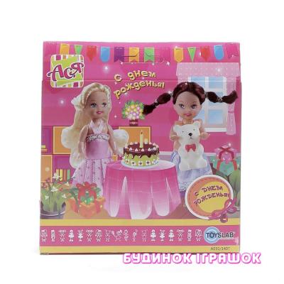 Куклы - Игровой набор с куклой С днем рождения Ася 11 см 2 вида (31011)#3