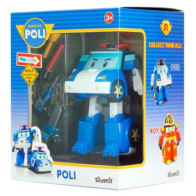Роботи та трансформери - Іграшка Полі трансформер з підсвічуванням Poli Robocar (83094)#4