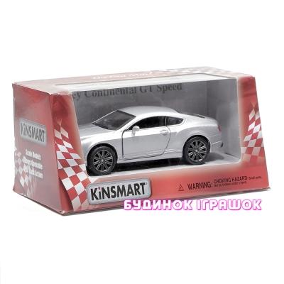 Транспорт і спецтехніка - Іграшка машина металева інерційна Kinsmart Bentley Continental GT Speed у кор (KT5369W)#2