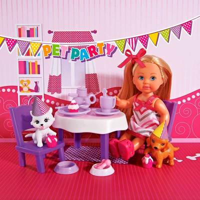 Маленькие куклы - Игровой набор Вечеринка для домашних питомцев Steffi & Evi Love (5732831)#3
