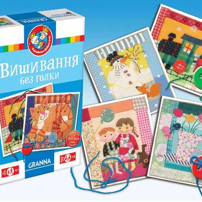 Развлекательные игры - Настольная игра Granna Вышивание без иголки (82289)#2