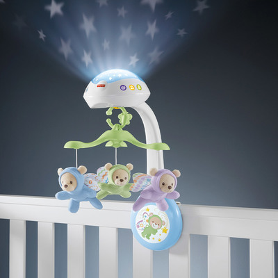 Мобайлы, ночники, проекторы - Мобиль Fisher-Price Сон бабочки с эффектами с пультом управления (CDN41)#3