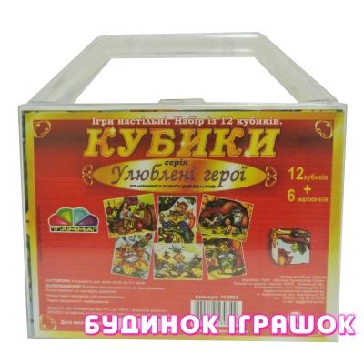 Развивающие игрушки - Кубики Fancy Любимые герои (112093)#3