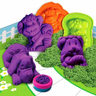 Антистрес іграшки - Кінетичний пісок для дитячої творчості KINETIC SAND DOGGY 340 г (71415Dg)#3