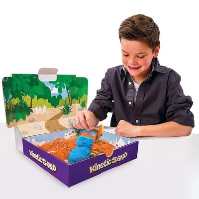 Антистрес іграшки - Кінетичний пісок для дитячої творчості Kinetic Sand Dino 340 г (71415Dn)#4
