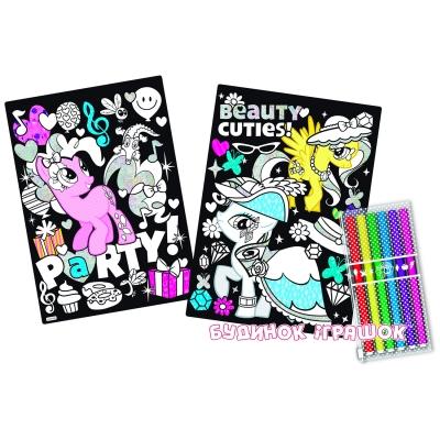Товари для малювання - Набір для творчості Fashion Angels Серія My Little Pony Веселкові картинки на оксамиті (76725)#2