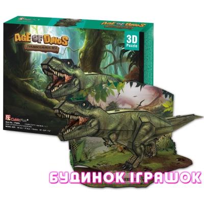 3D-пазлы - Трёхмерная головоломка-конструктор CubikFun Тираннозавр Рекс (P668h)#2