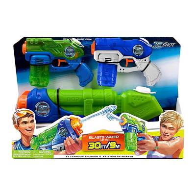 Водна зброя - Набір водних бластеров Typhoon Thunder і Stealth Soakers X-Shot (5602)#4