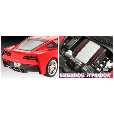 Набори для моделювання - Модель для збірки Автомобіль Corvette Stingray C7 Revell (7060)#4
