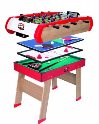 Спортивні активні ігри - Дерев'яний напівпрофесійний стіл Power Play Smoby 4 в 1 (640000)#2