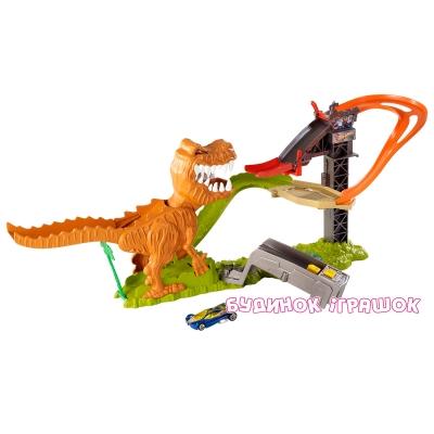 Автотреки, паркінги та гаражі - Ігровий трек Hot Wheels Тиранозавр Рекс (X2700)#2