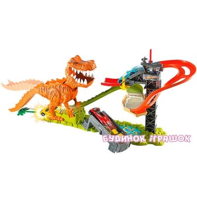 Автотреки, паркінги та гаражі - Ігровий трек Hot Wheels Тиранозавр Рекс (X2700)#5