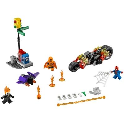 Конструктори LEGO - Конструктор Людина-Павук Примарний гонщик збирає команду LEGO Marvel Super Heroes (76058)#3