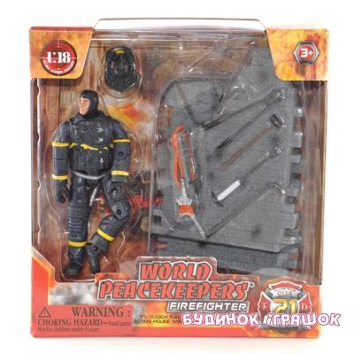 Фігурки чоловічків - Ігровий набір M&C TOY Пожежник з аксесуарами (77310)#3