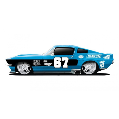 Транспорт і спецтехніка - Автомодель Maisto 1967 Ford Mustang GT (81223 met. blue)#3