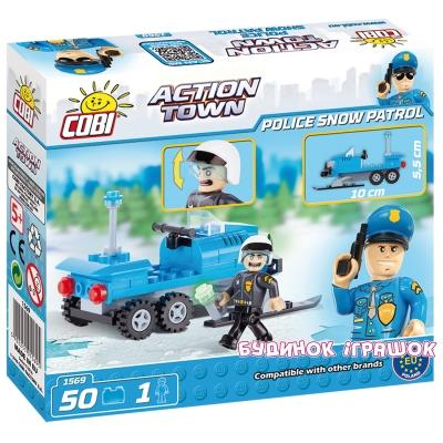 Конструктори з унікальними деталями - Конструктор COBI серії Action Town Поліцейський сніговий патруль (COBI-1569)#2