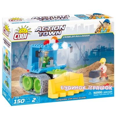 Конструктори з унікальними деталями - Конструктор COBI серії Action Town Гусеничний бульдозер (COBI-1672)#2